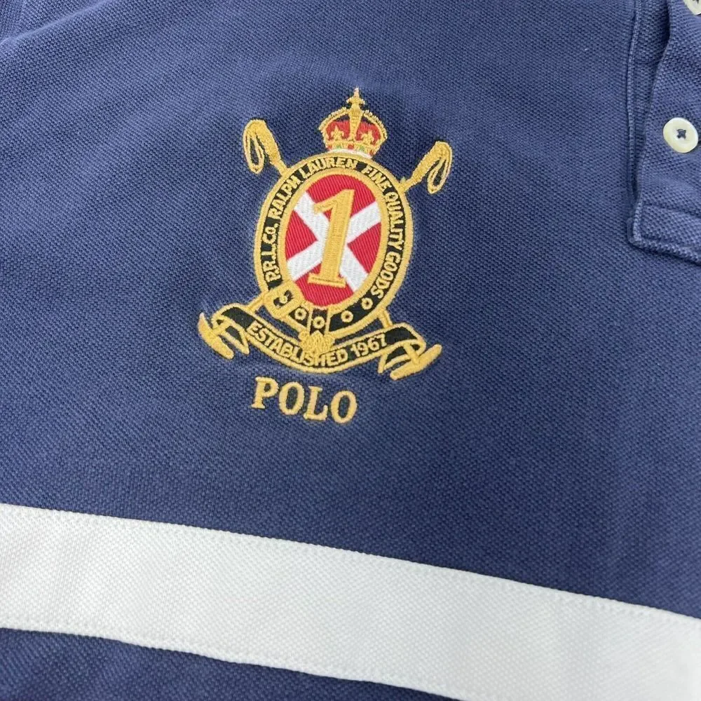 Polo Ralph Lauren Short Sleeve Big Pony Classic Fit Polo Emblem Men’s XL FLAW